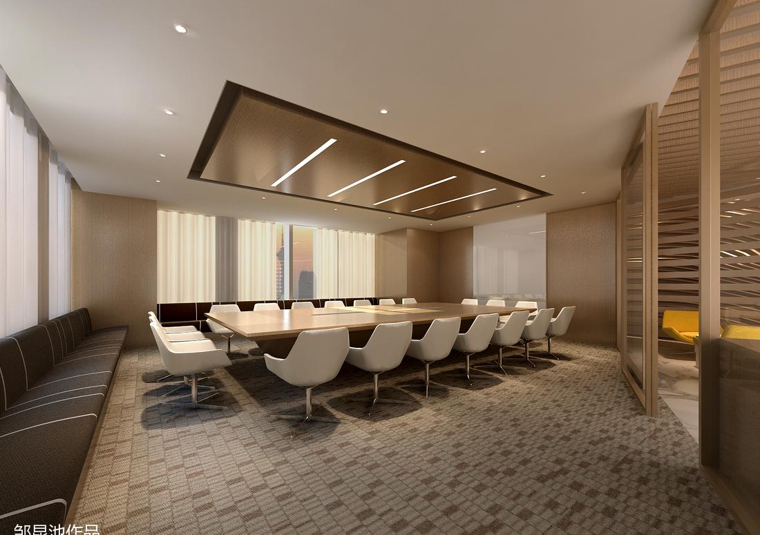 简约灵动办公空间，展现都市时尚魅力-4