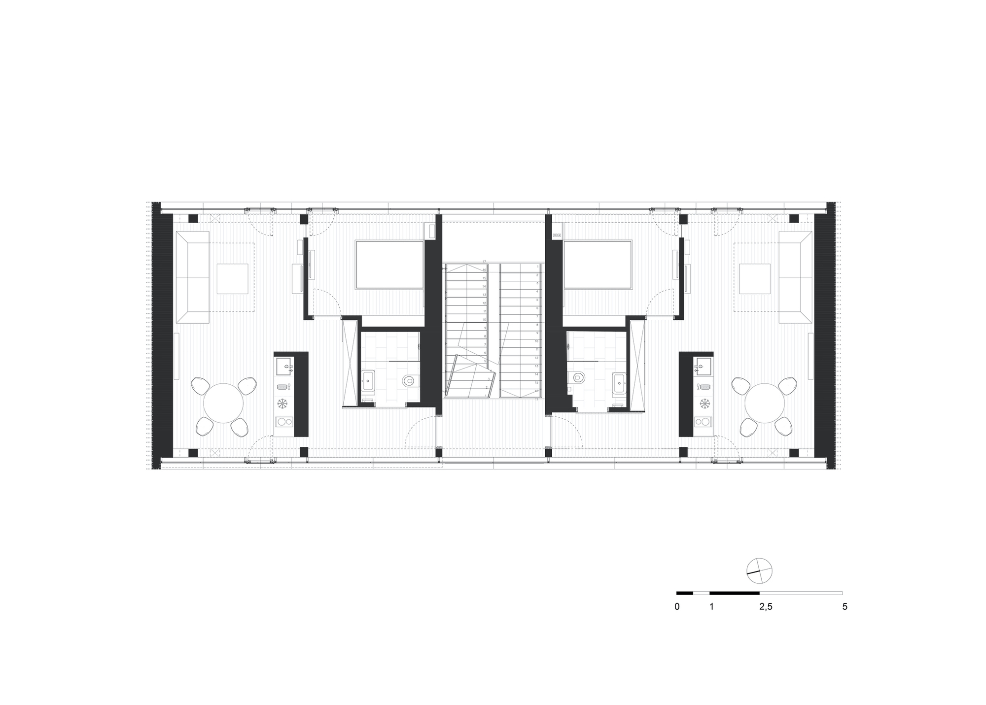 Apartments in Wolf Clearing / studio de.materia-22