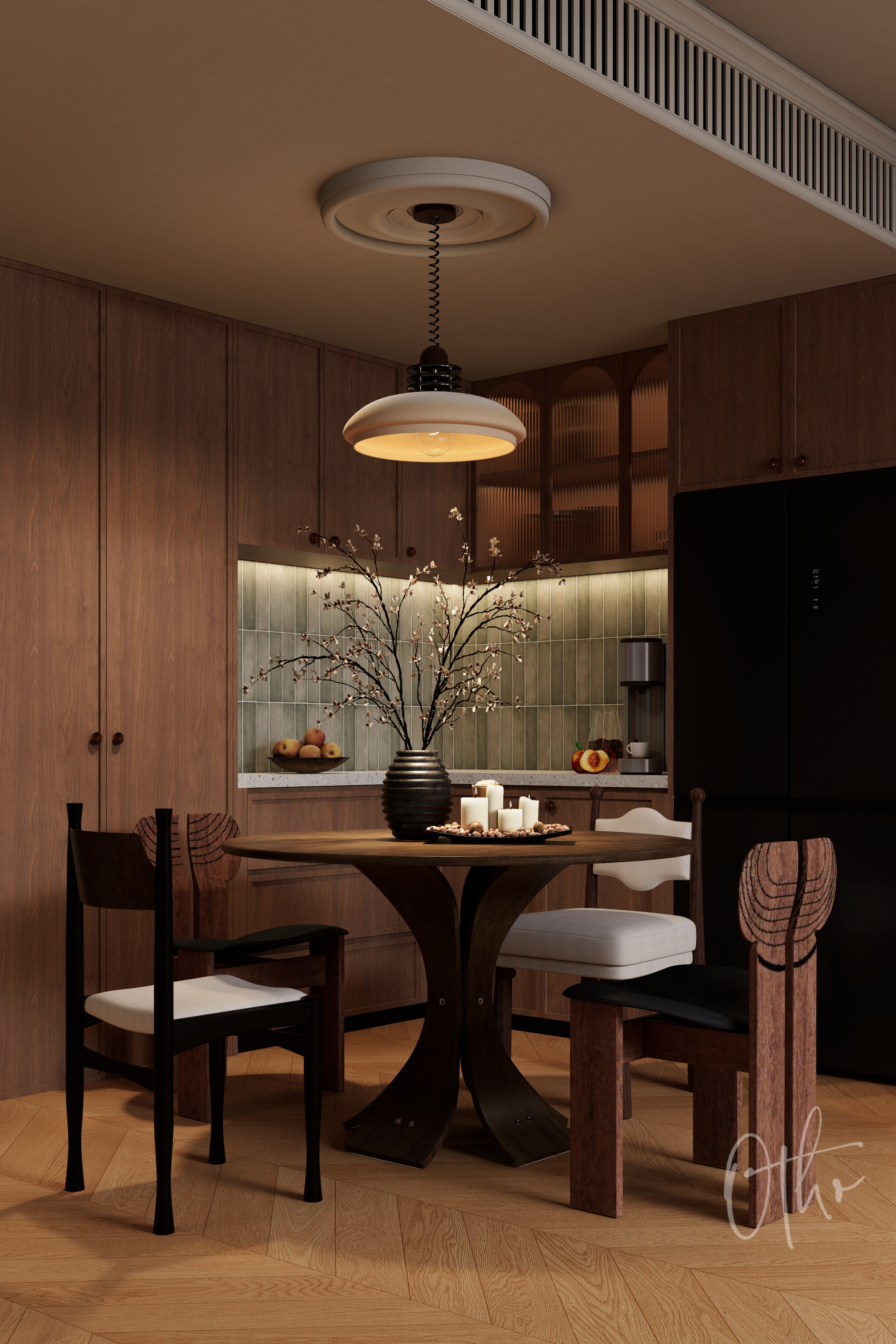 小众复古法式风住宅设计-5