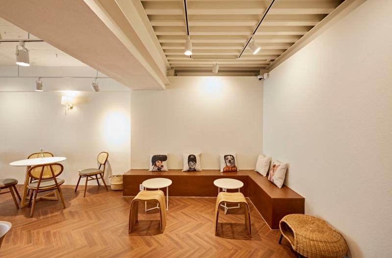 50 平温馨烘焙咖啡馆，韩式简约风格室内设计-15