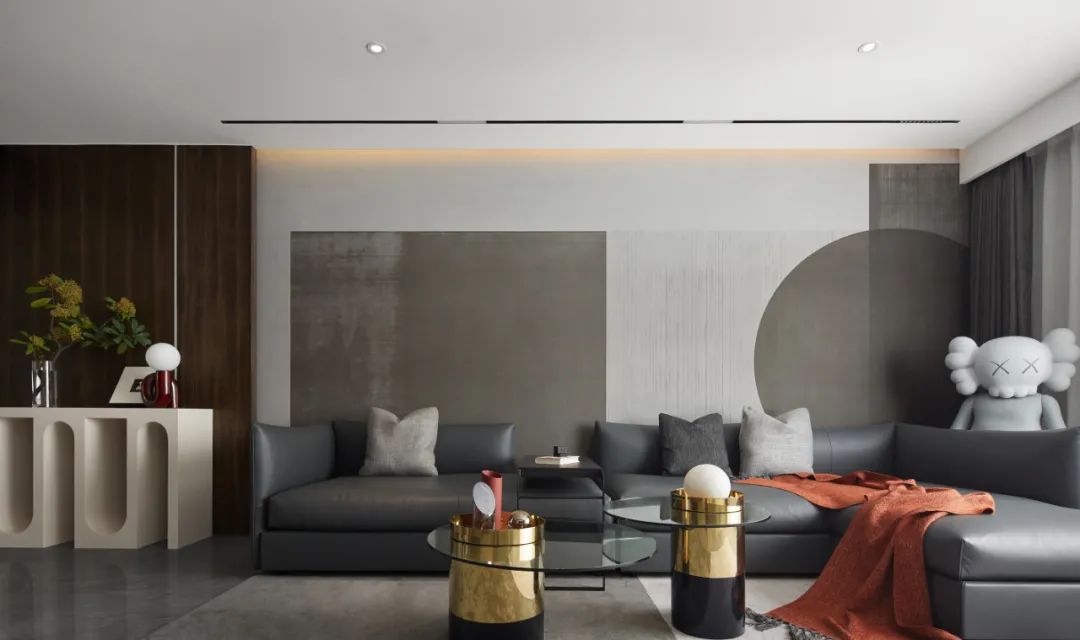 圣日尔曼大道的极简浪漫 | 黑白灰++ 铁锈红的家-42