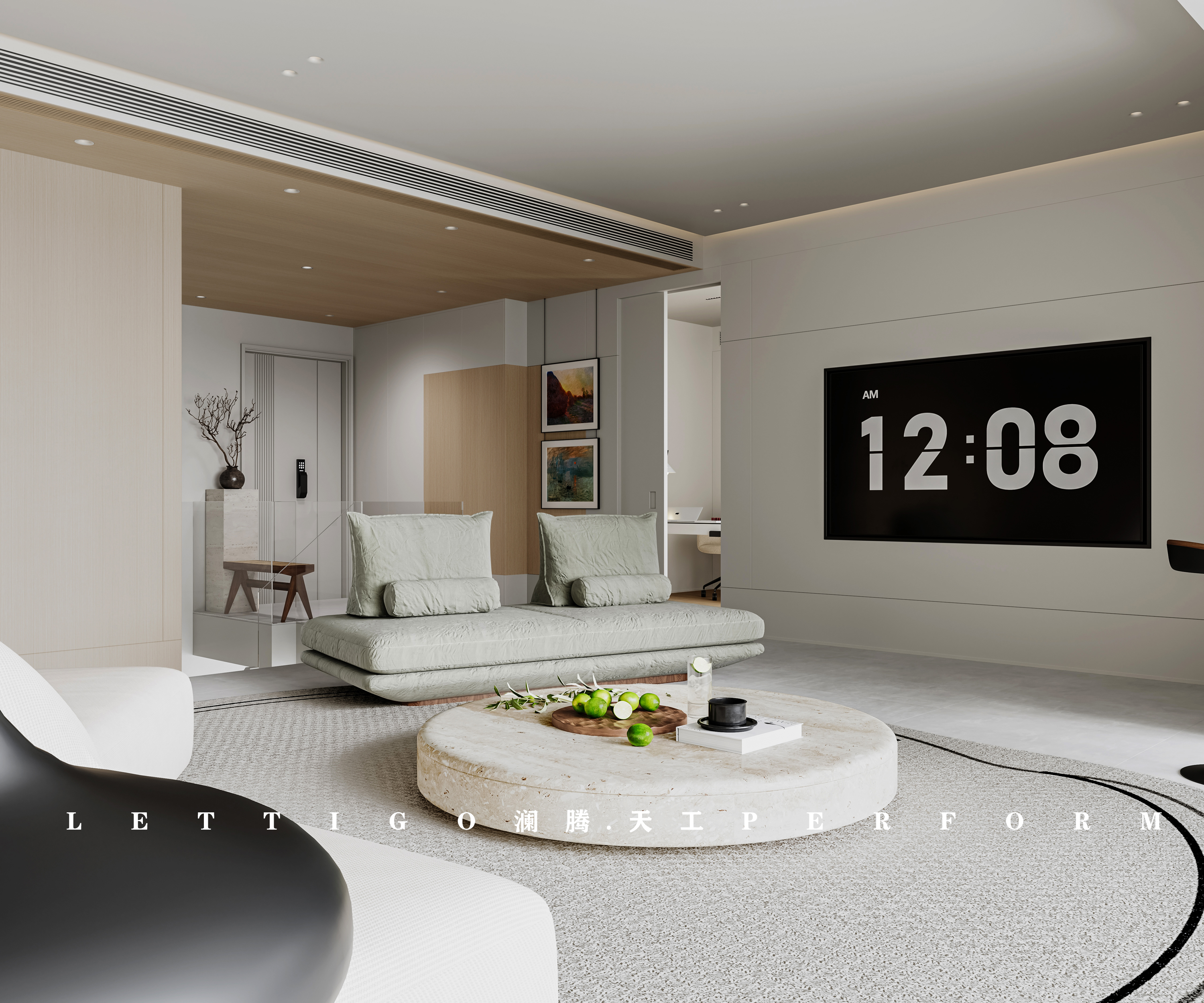 现代简约别墅，轻盈舒适有品质-0