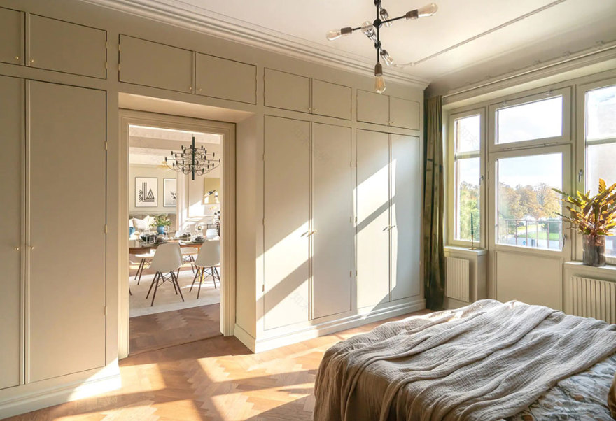 阳光明媚的百年公寓改造,温馨优雅-13