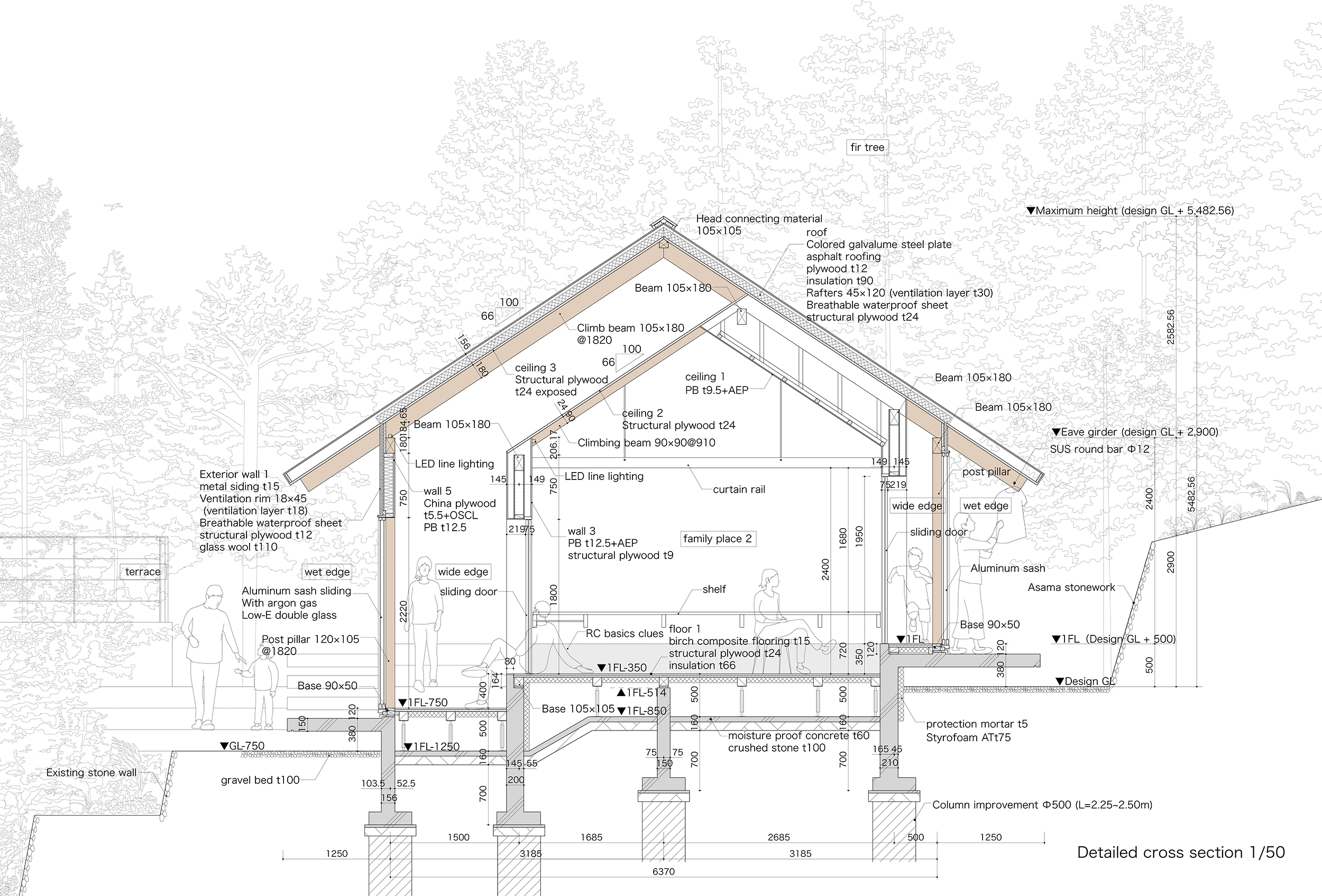 轻井泽度假屋丨日本丨远藤隆洋建筑设计事务所-18