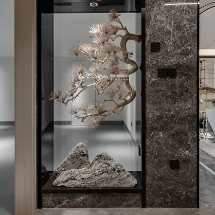 昆明玺珑湾现代轻奢样板房丨中国昆明丨紫苹果国际设计-11