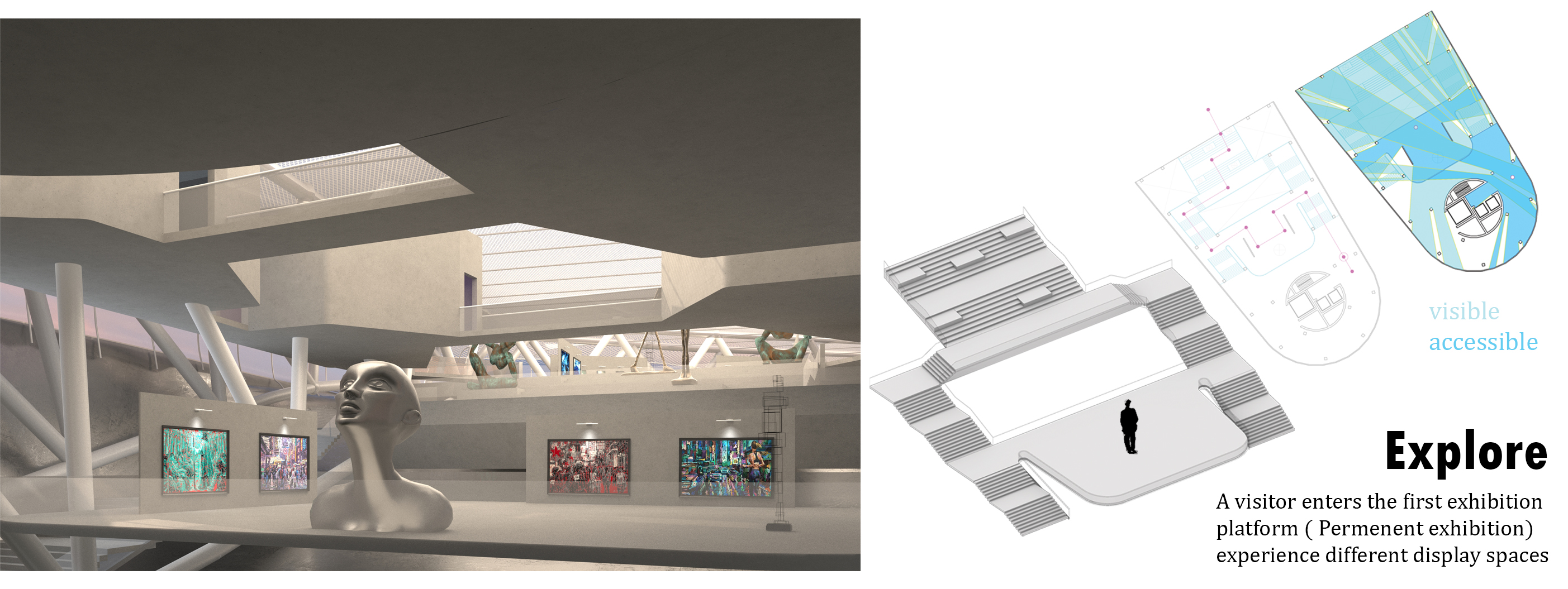 SIMULACRA（当代艺术博物馆毕业设计）丨Helwan 大学建筑系美术学院-22