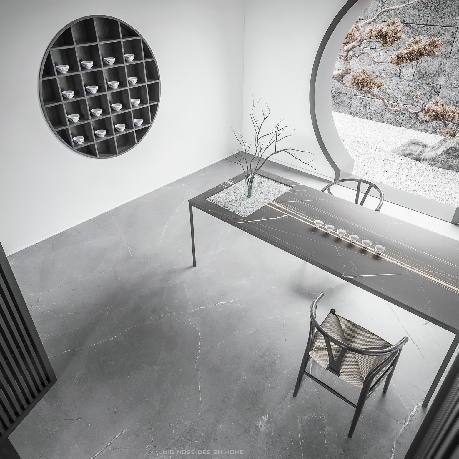 Big nose设计 现代写意别墅-10