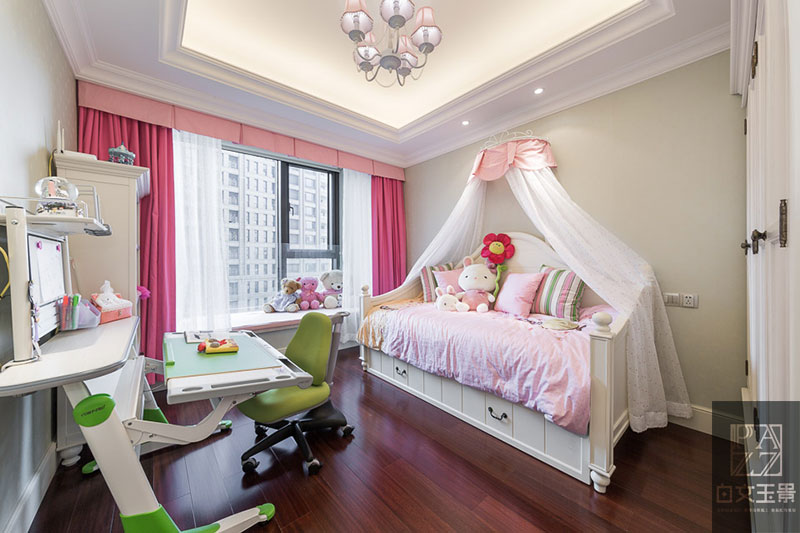 远洋公馆【爱丽丝之境】混搭风，89㎡空间色彩跳跃精灵起舞-31