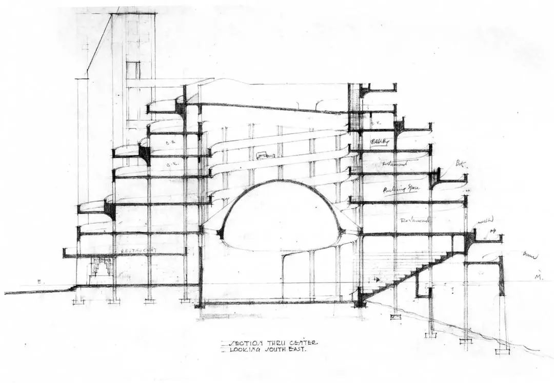 未竟之作 · 现代建筑大师的遗珠丨法国尼斯丨路易斯·康,密斯·凡德罗,弗兰克·劳埃德·赖特,勒·柯布西耶-66