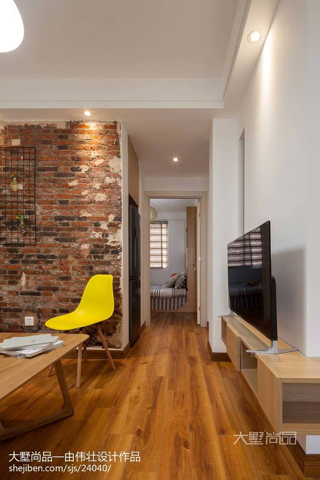 17万元二居50平米装修案例_效果图 - 50㎡公益老房改造· 为父女打造北欧宜居 - 设计本-17