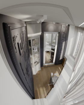 Bedroom and loggia | 23 m2