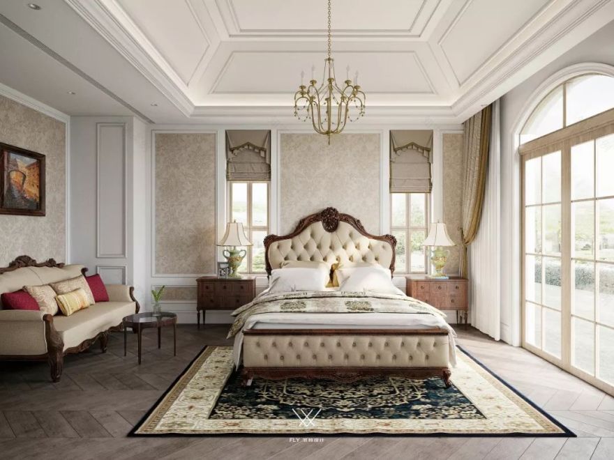 法式现代风独栋别墅,优雅与时尚的完美融合-51