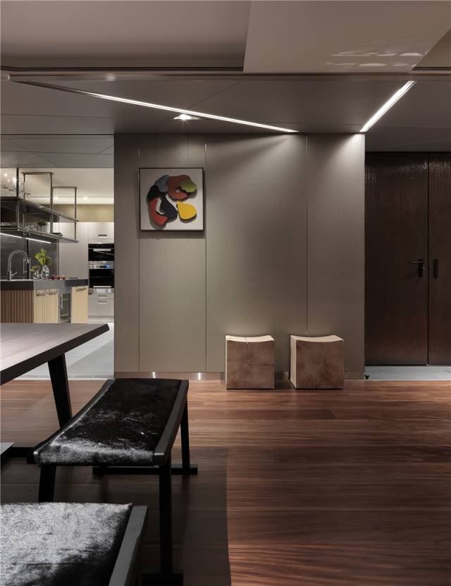 280㎡现代脱俗雅宅，“高级灰+光”-23