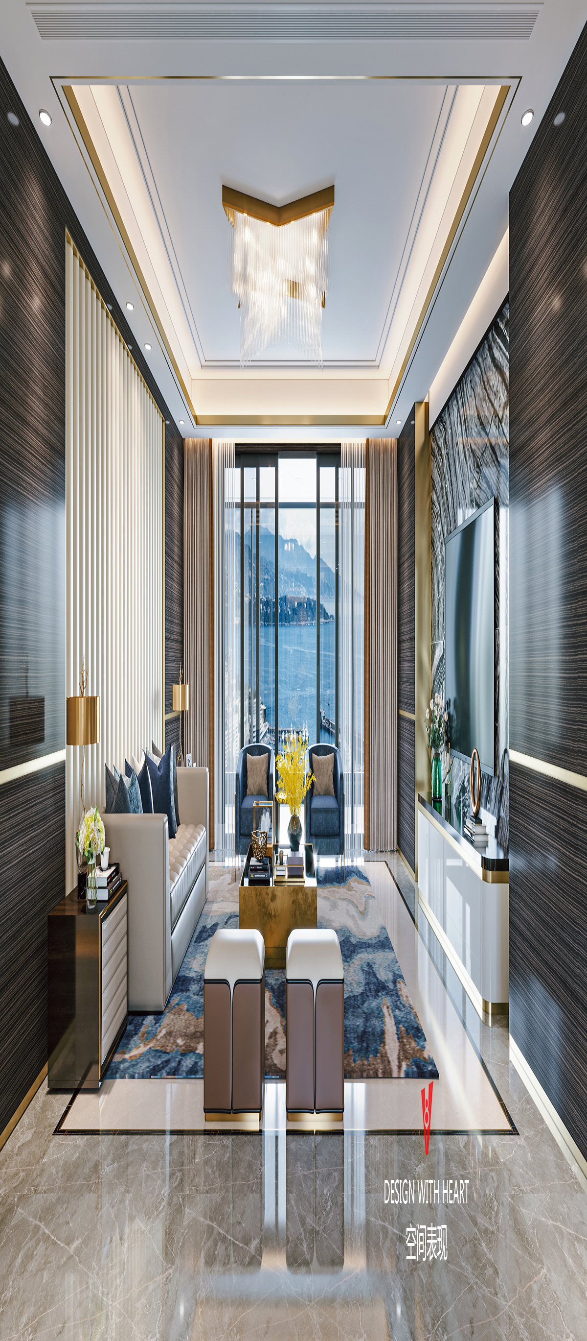 现代轻奢混搭家装设计，打造优雅宜居空间-4