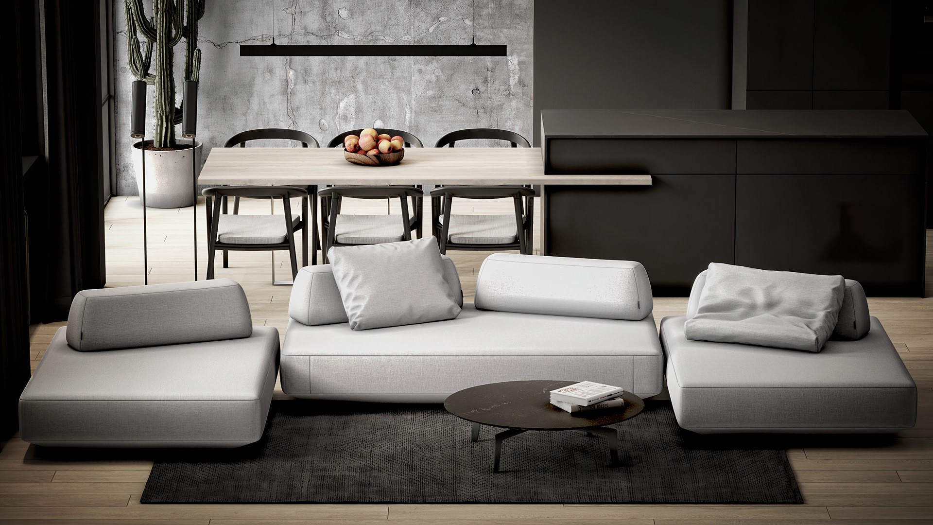 深色系公寓设计-2