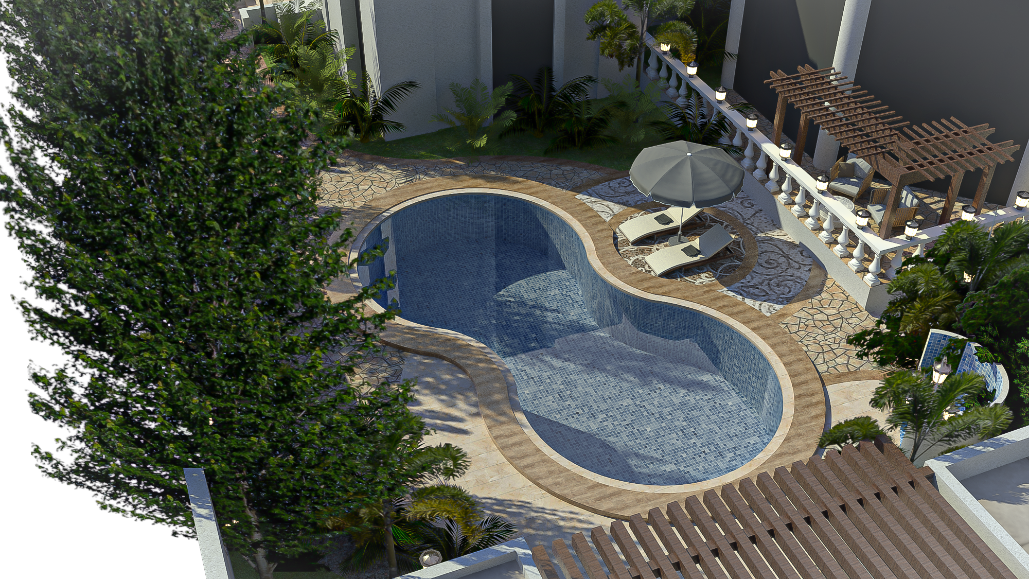 私人别墅景观-23