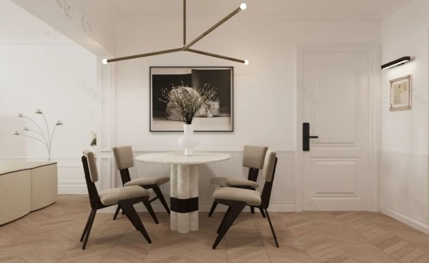 《埃维昂》法式浪漫空间设计丨中国北京丨弥尔设计 MIR STUDIO-26