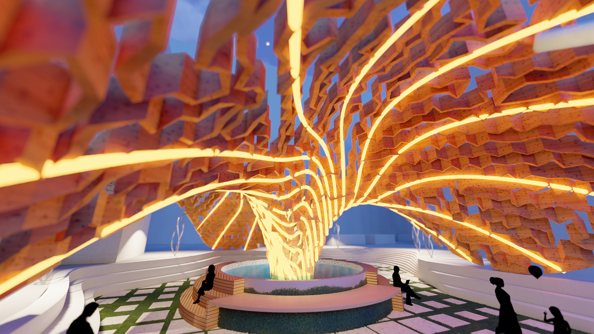 SPONGY PAVILION(追求幸福)丨阿联酋艾因-46