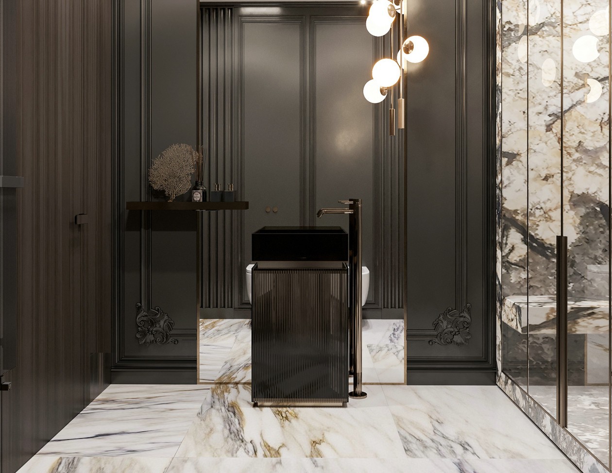 高级灰色系住宅设计 实力演绎低调奢华！-9