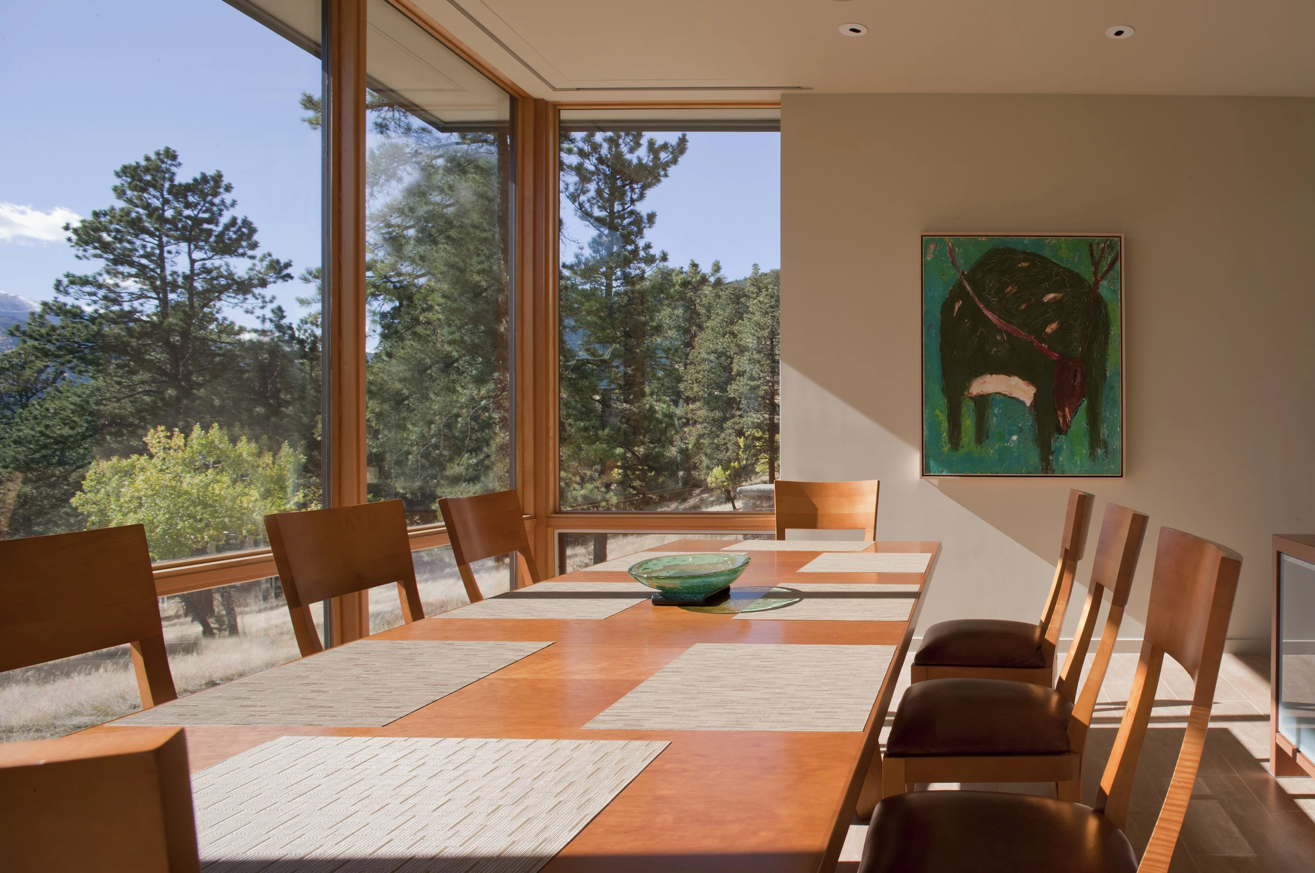 美国科罗拉多州的自然风光与现代住宅交融-17