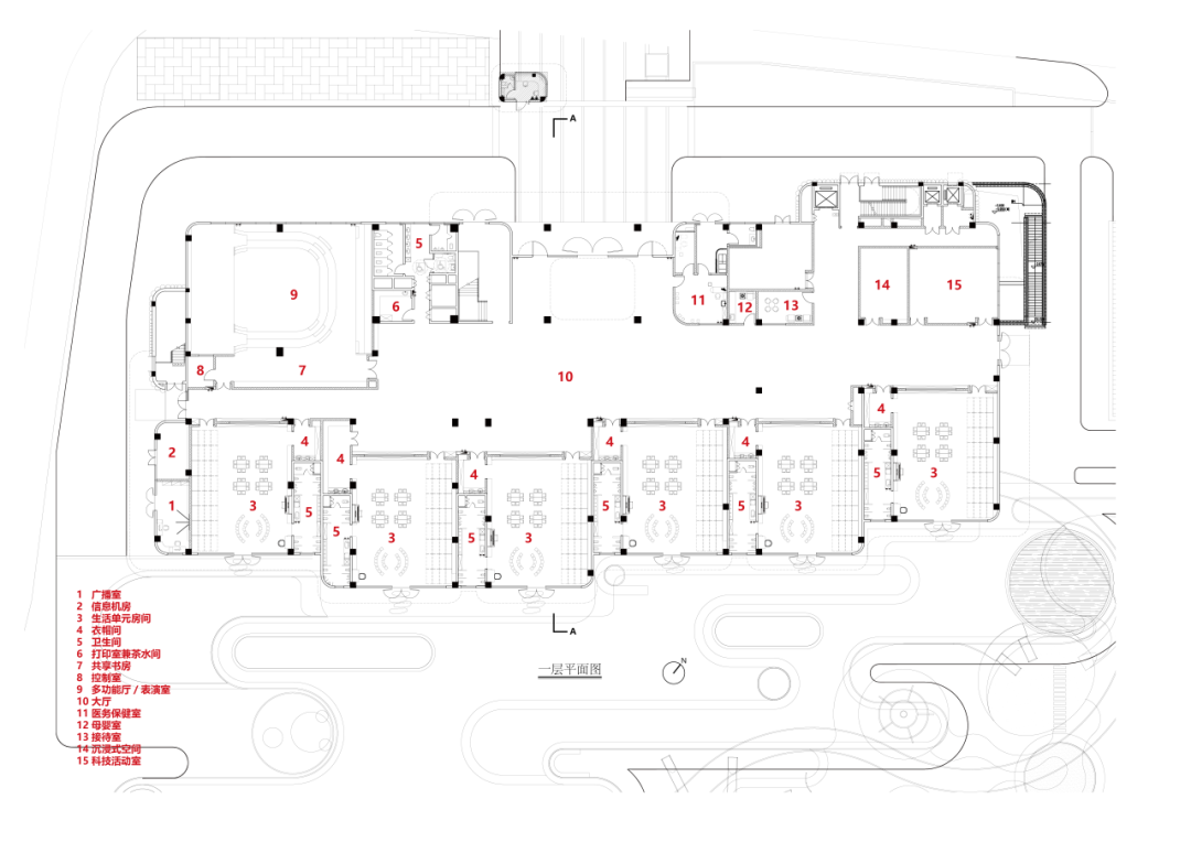 【AT】MIX校·园乐活大院——新浦中学及幼儿园项目（by千城建筑设计集团）-145