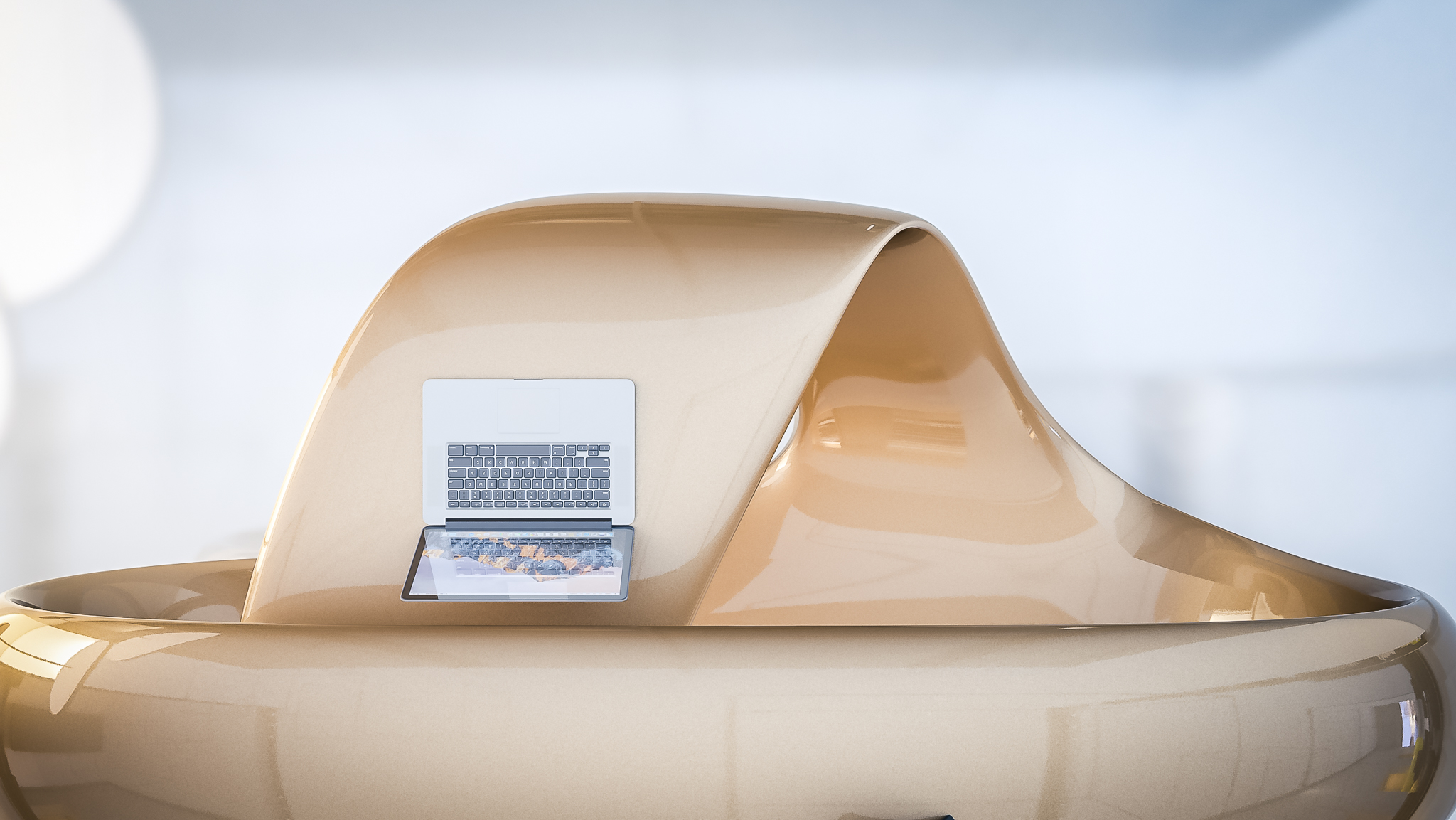 东京酒店接待台设计 | 简约时尚，功能齐全-6