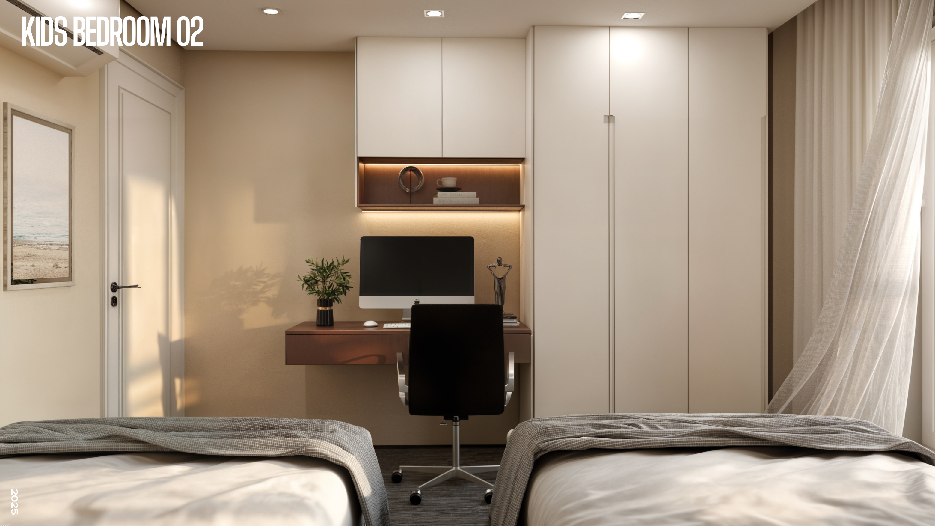 柔和简约公寓内饰丨埃及丨Freelance-19