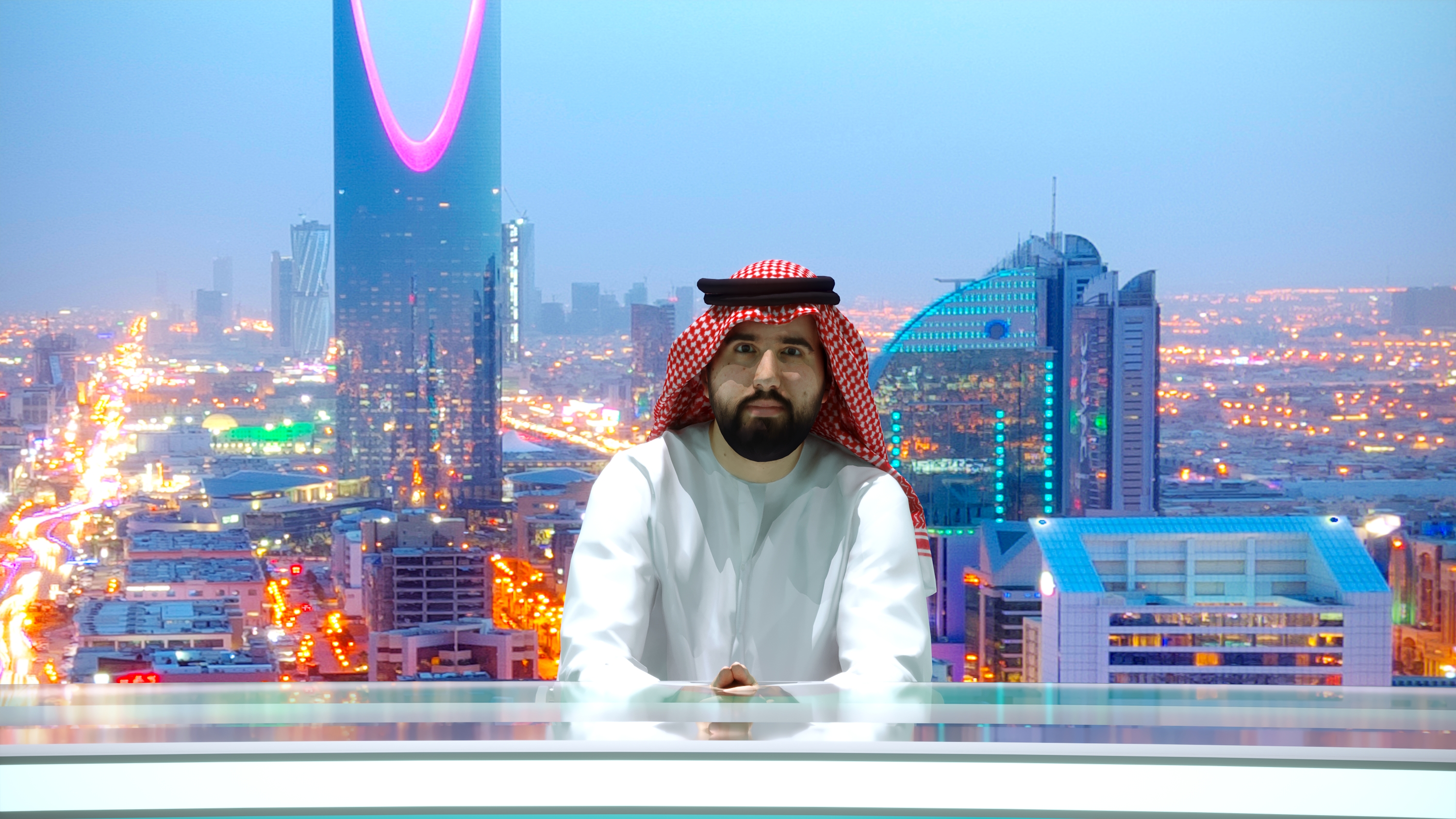 Saudi TV .News Studio .Set Design-10