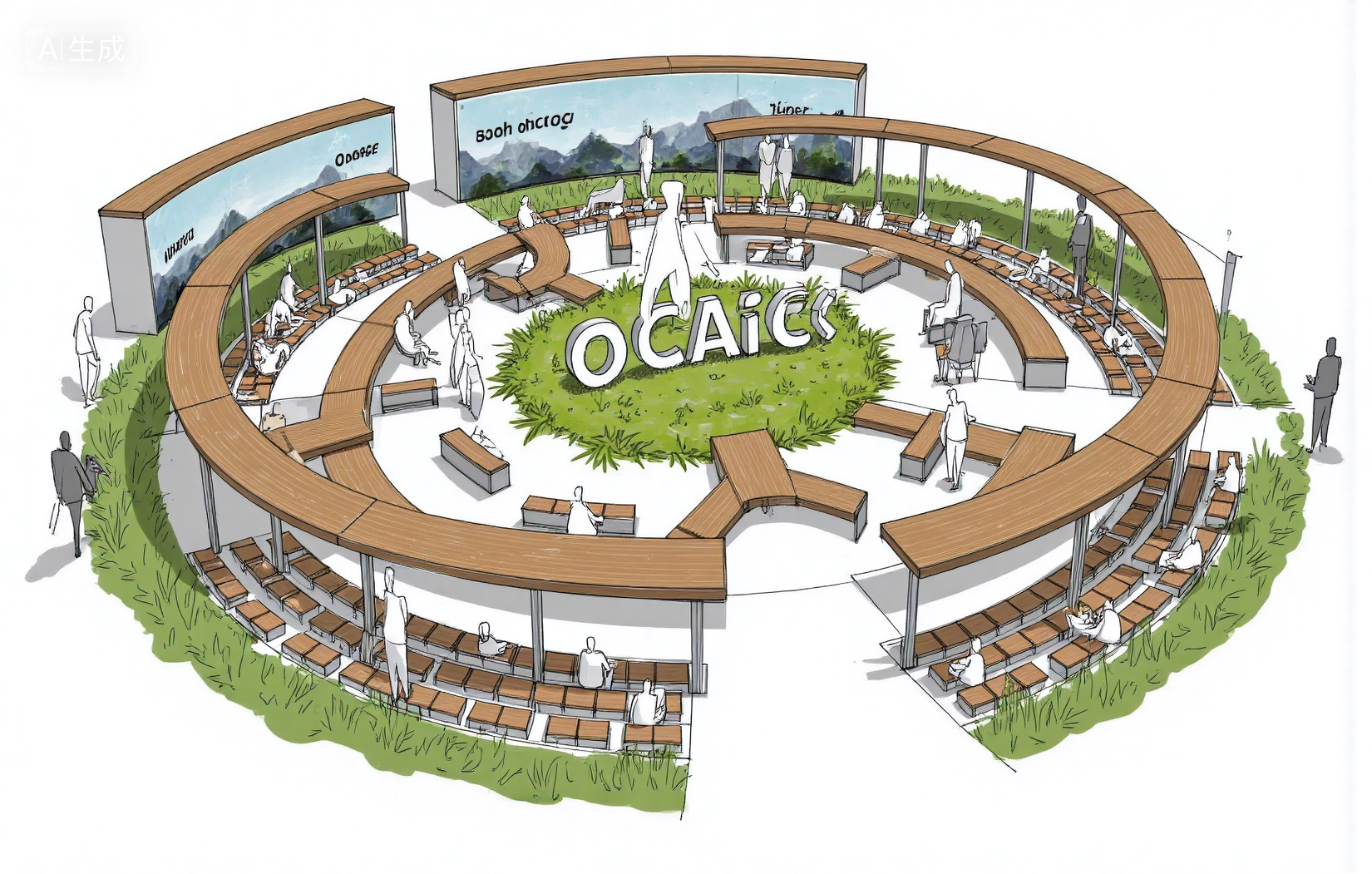 户外秀场概念草图sketch-0