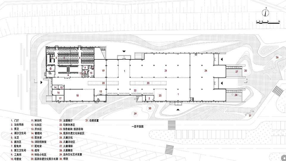 平益高速汨罗服务区丨中国湖南丨湖南省交通规划勘察设计院有限公司-112