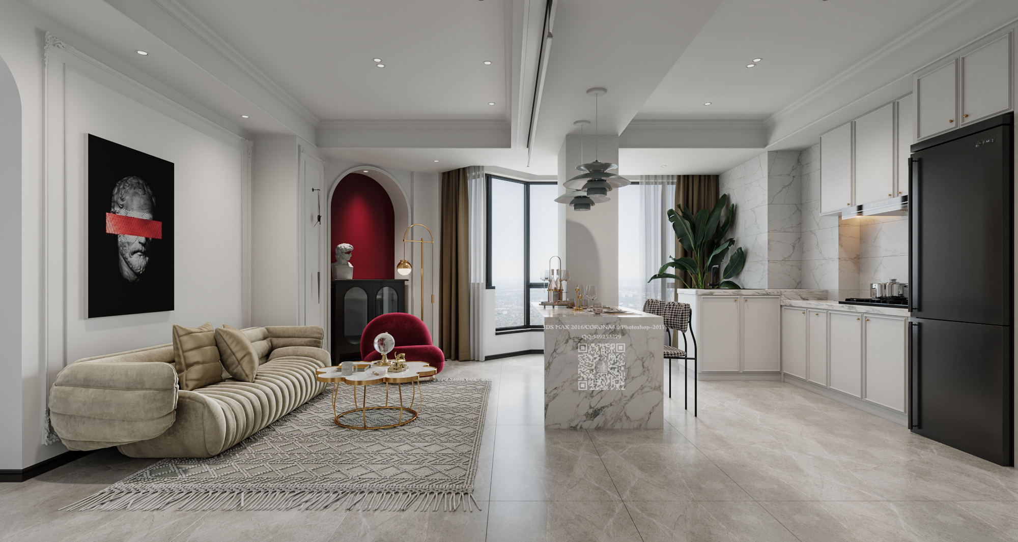 知名设计师打造现代简约公寓-11