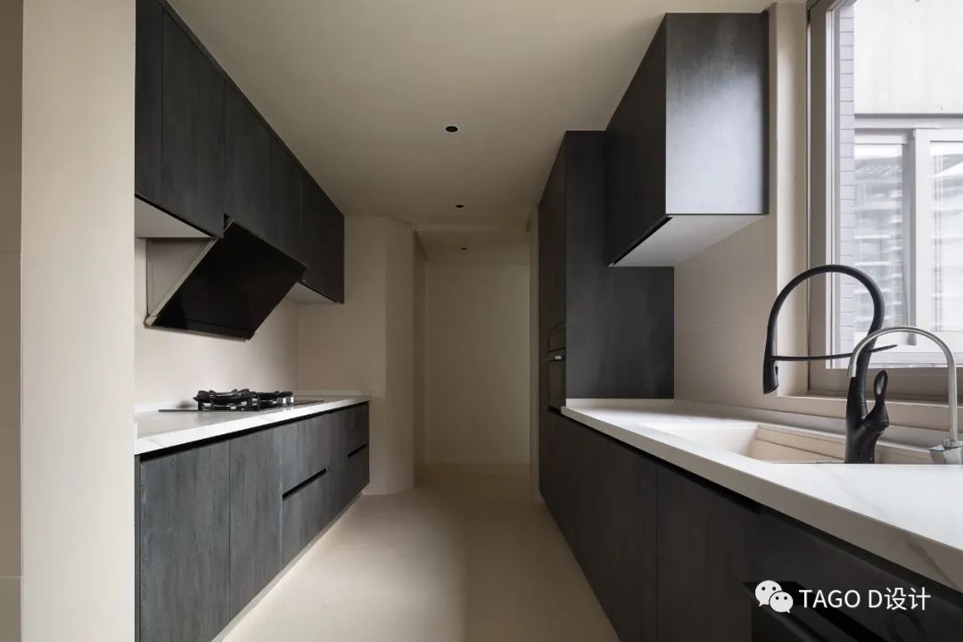 杭州君临天下极简诧寂风格大平层设计丨中国杭州丨浙江天工装饰工程有限公司 TAGO D 设计工作室-46