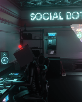 社交机器人电台