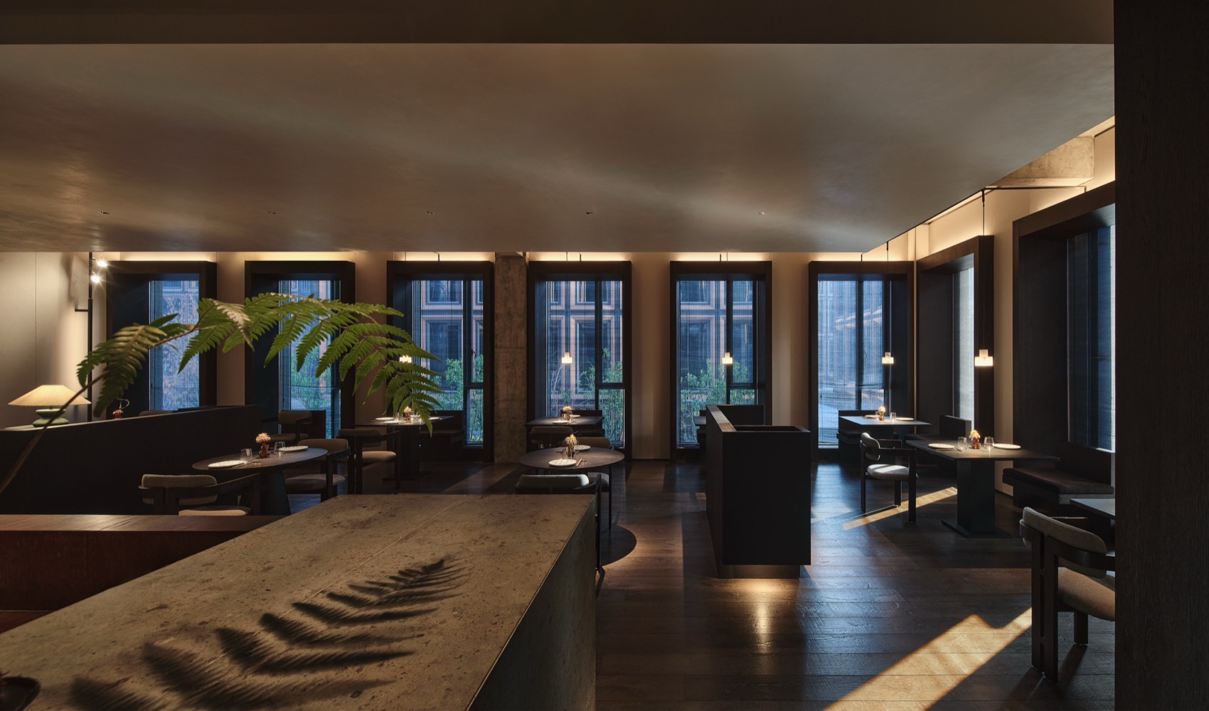 “照青苔”中餐厅丨中国杭州丨八荒设计团队-133