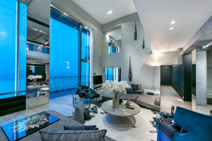 澳门氹仔复式海景房 | 极简工业风与现代艺术的完美融合-9