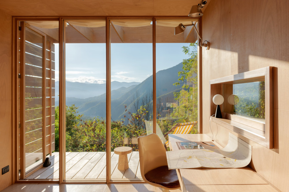 从日本茶馆和斯堪的纳维亚中汲取灵感的林中木屋设计丨意大利-31