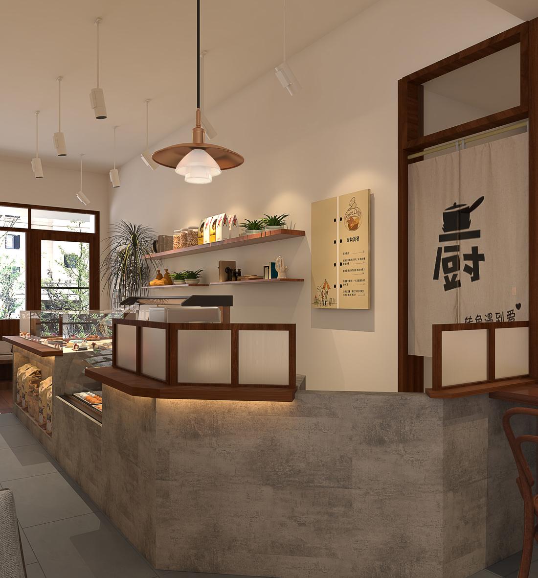 L 型甜品店的空间革命-15