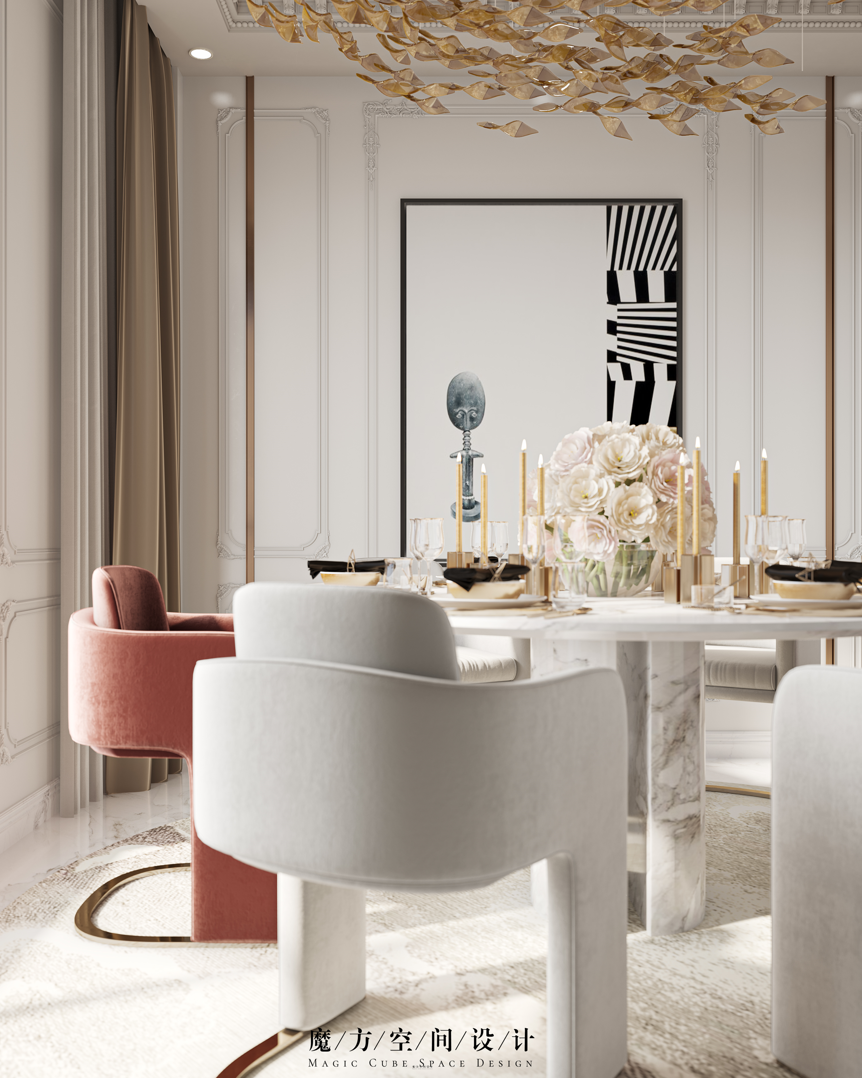 大连北京公园别墅设计丨中国大连丨魔方空间设计-16