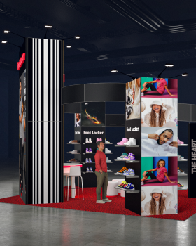 FOOT LOCKER贸易展展位提案设计