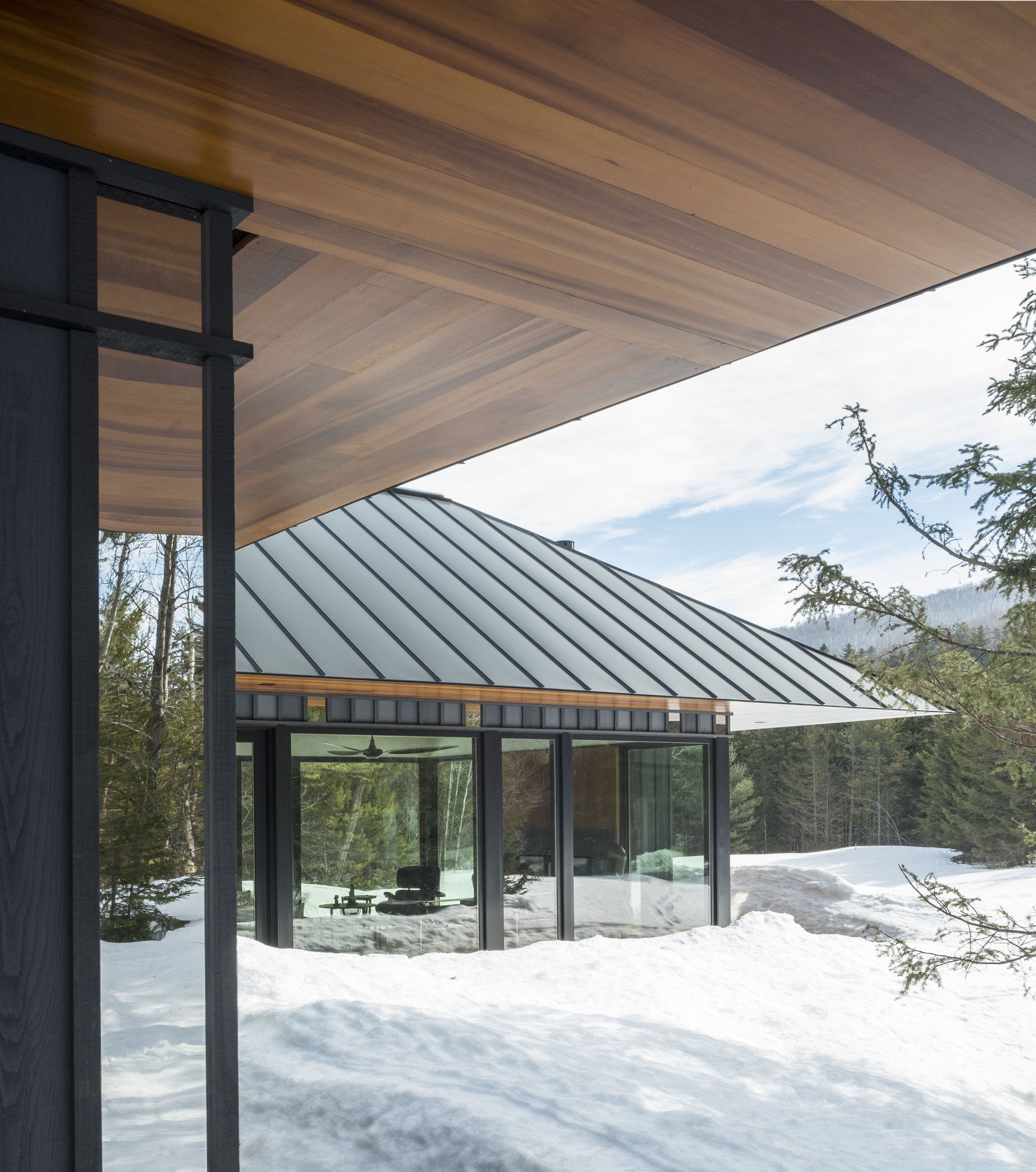 板条巴顿,融入自然的私密空间-18