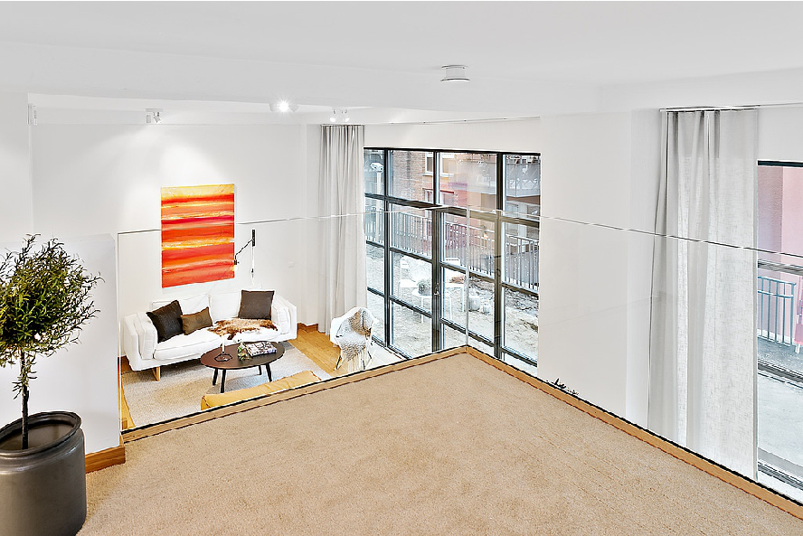 斯德哥尔摩带海港景观的纽约风格 loft丨瑞典斯德哥尔摩-11