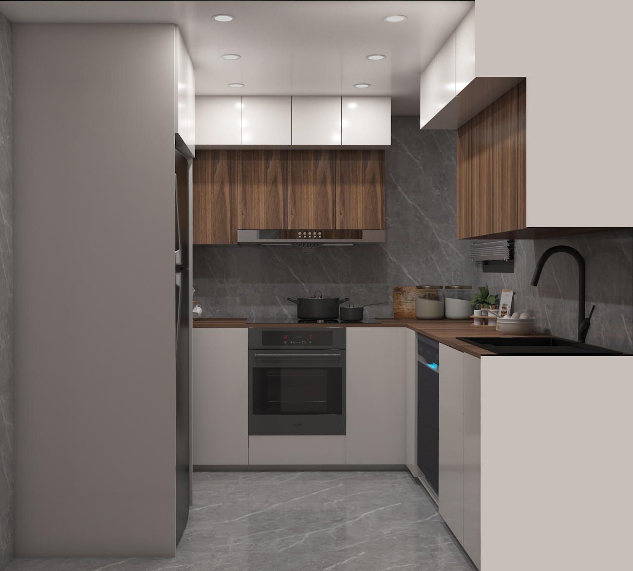 simple kitchen in cairo-1