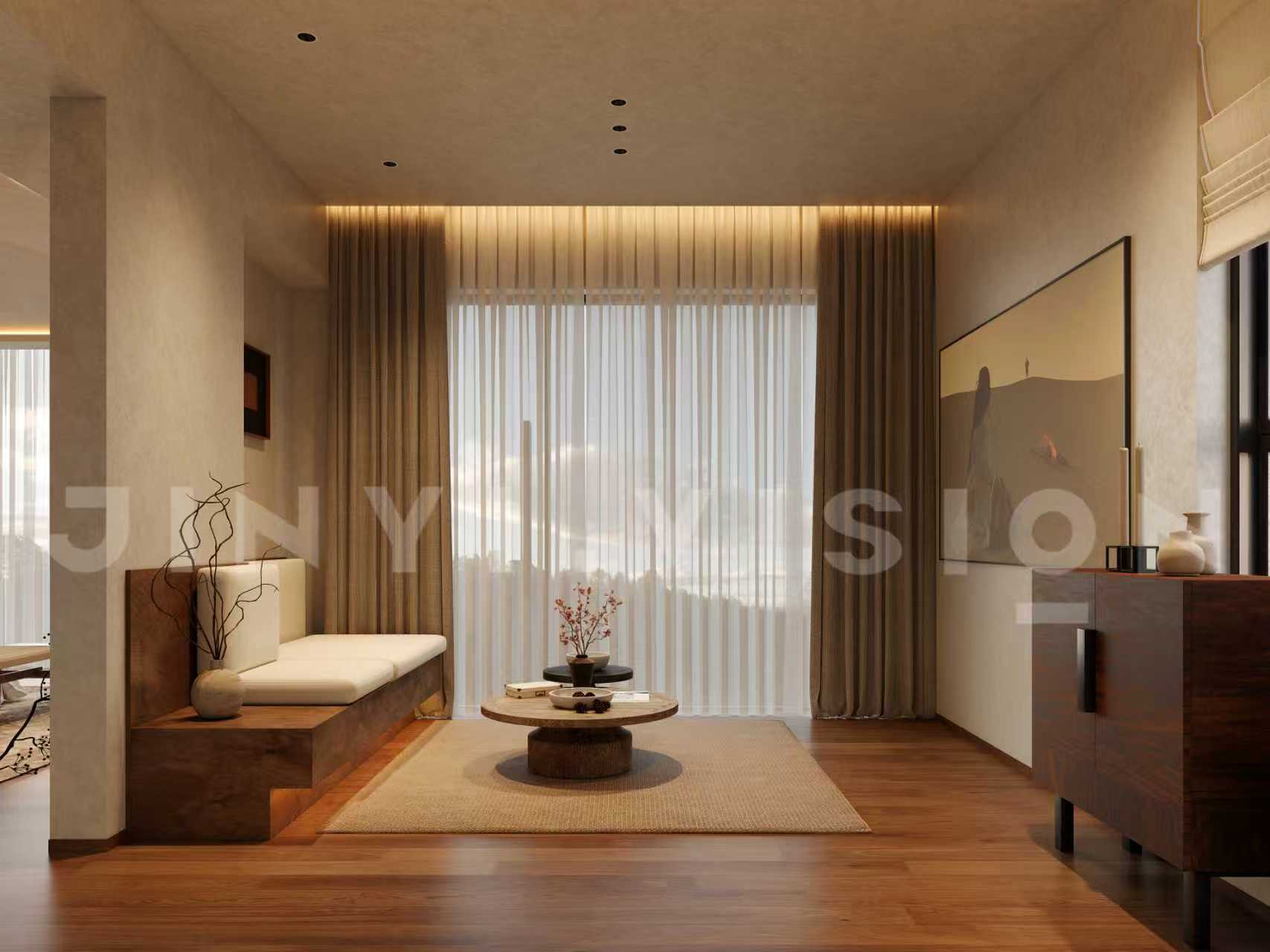 自然肌理｜民宿卧室里的侘寂式温柔-5