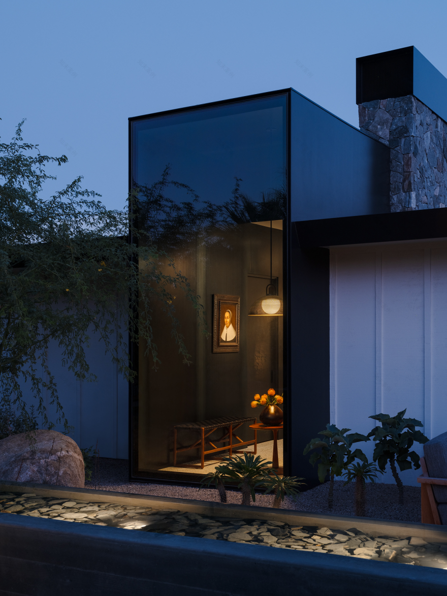 AR D Architects加州百年橄榄树下住宅-5