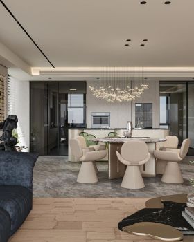 现代轻奢大平层丨中国武汉丨大思