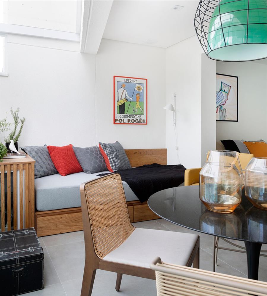 巴西 34 平米公寓的年轻时尚设计-12