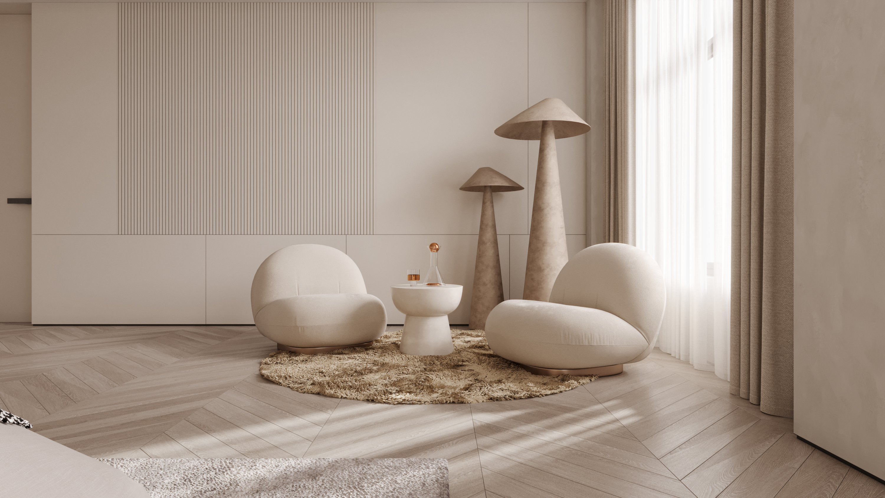 家装大平层奶油风-30