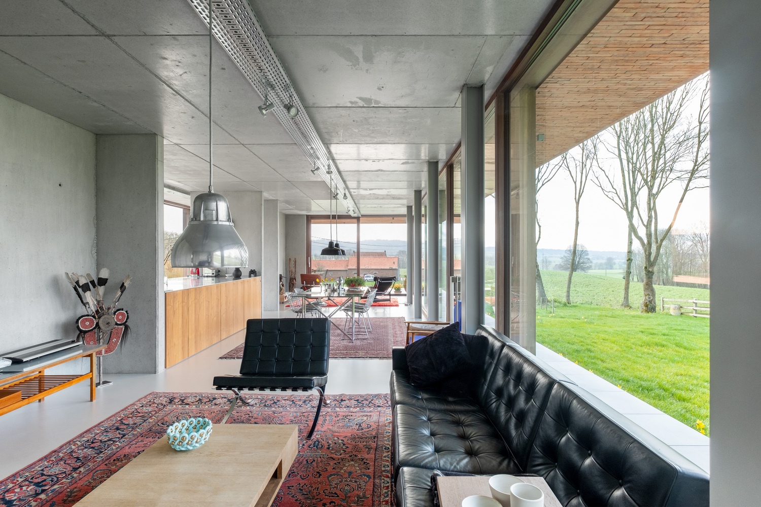 乡间清水混凝土别墅丨比利时丨马腾斯范凯米尔-11