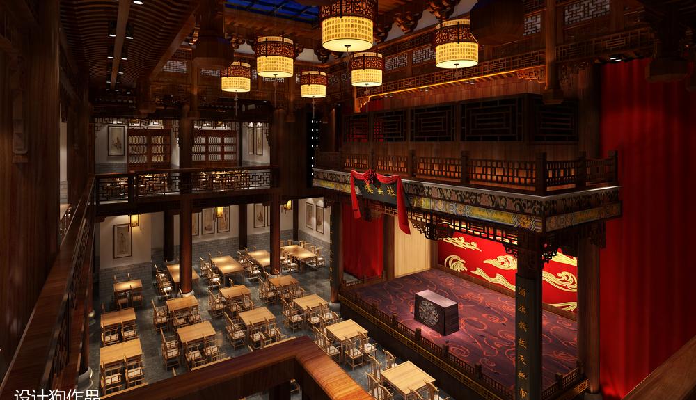 德云社剧场与佛牌店室内设计-2