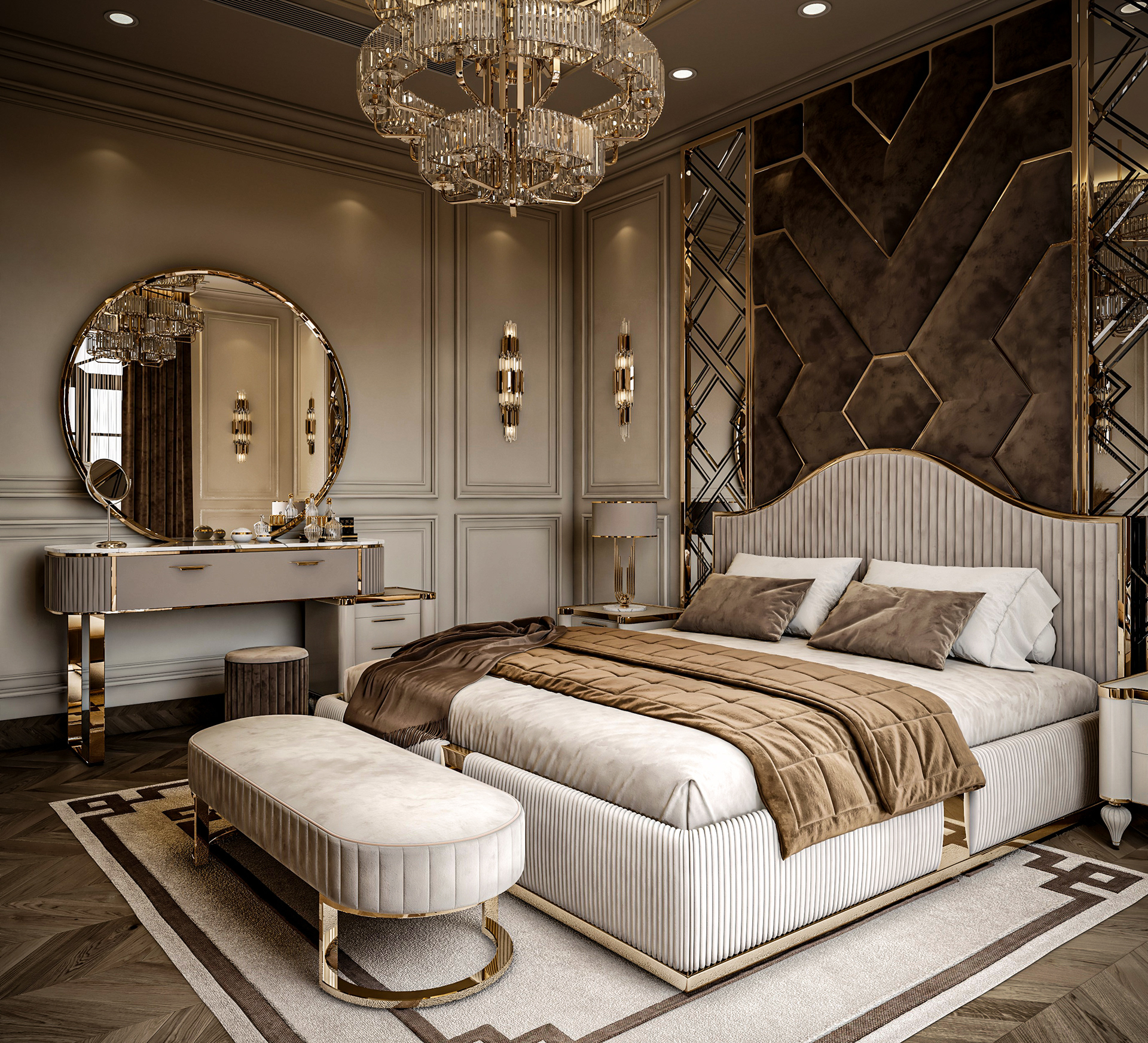 豪华卧室丨阿联酋-1